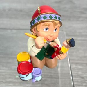 1999 Vintage Hallmark ARTIC ARTIST Keepsake Ornament Christmas Toymaker Elf NEW